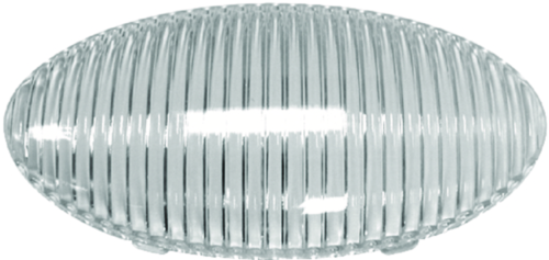 Peterson Manufacturing 383-25C Clear Replacement Lens For 383 / 382 Oval Porch Utility Light